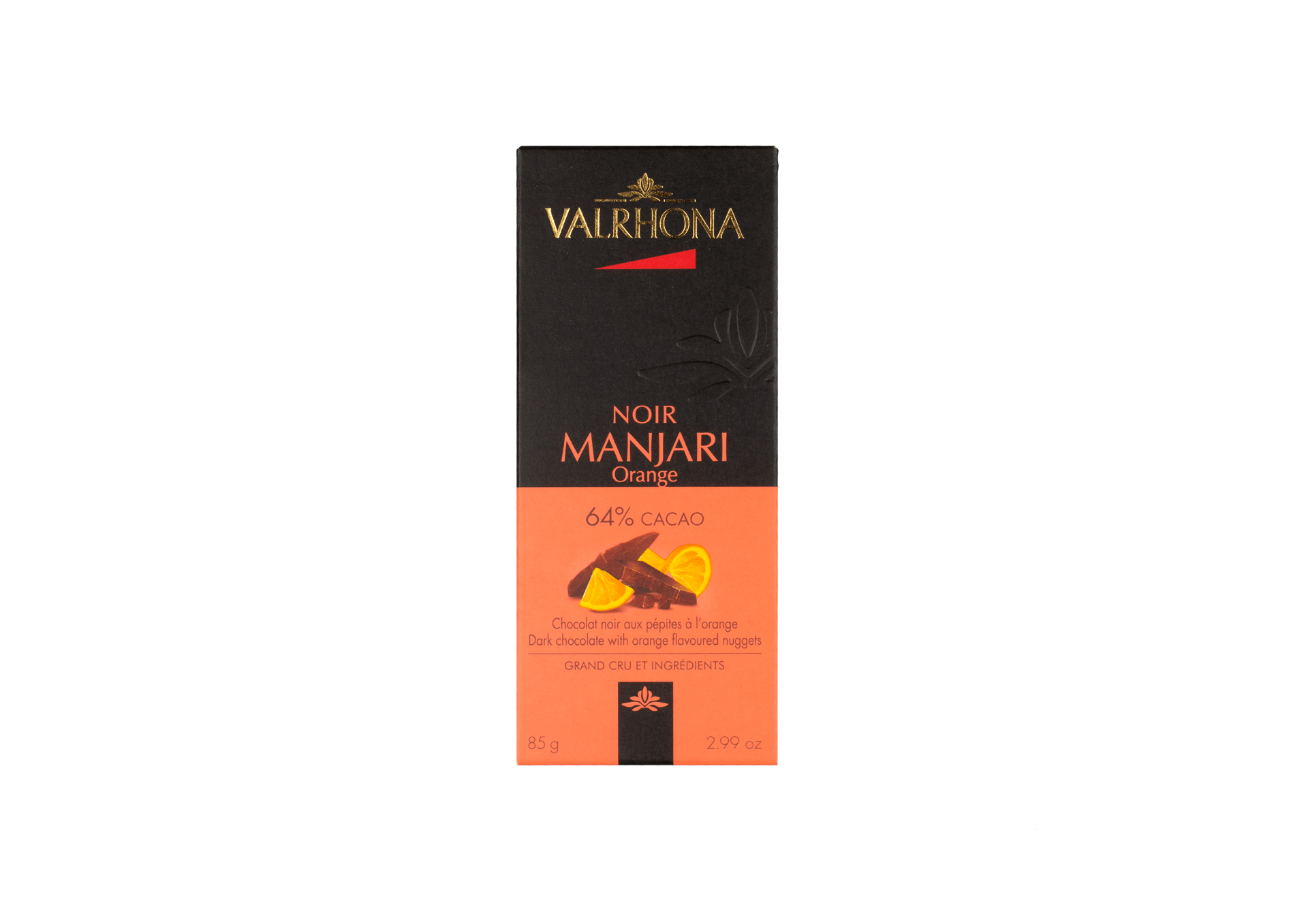 Valrhona Manjari Noir Orange 64%