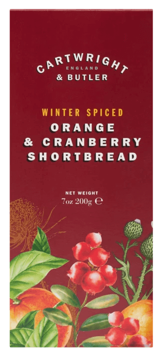 Winter Spiced Orange and Cranberry Shortbread